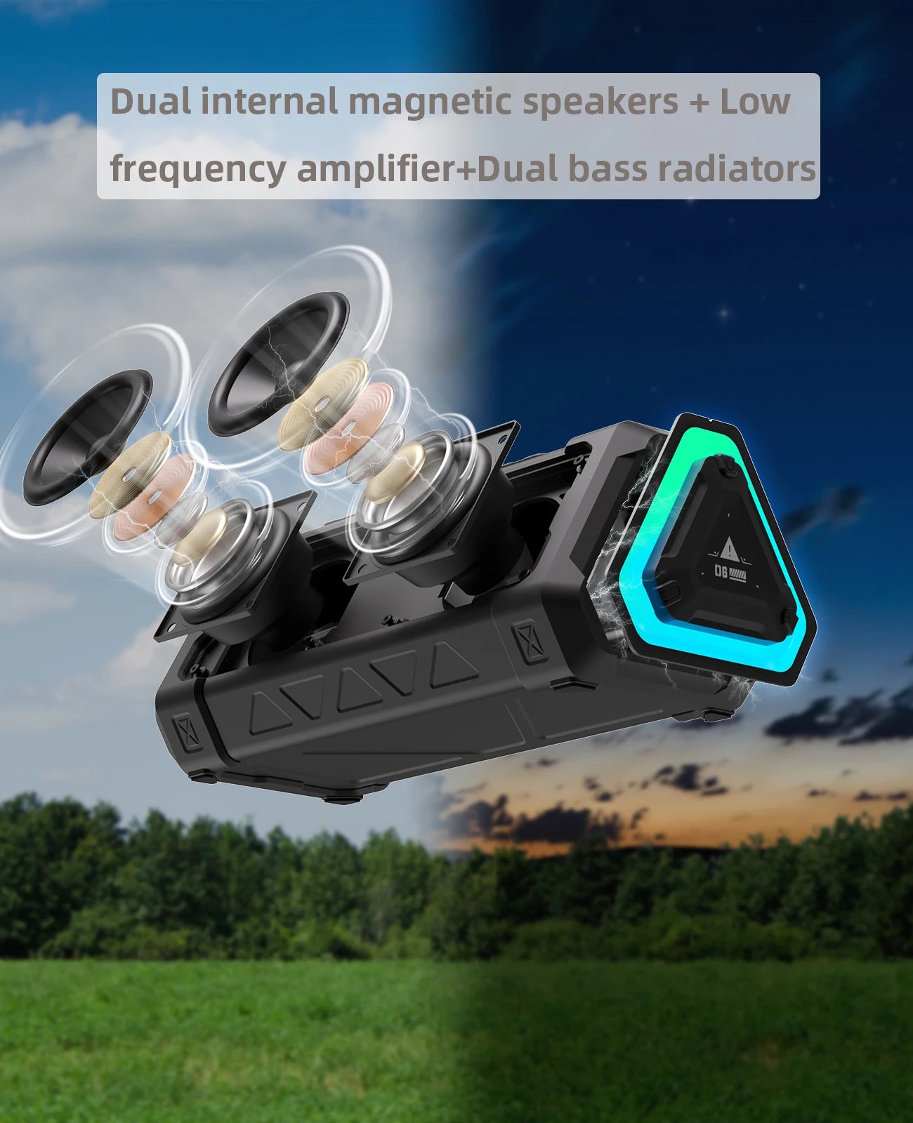 MLOVE P3 Bluetooth 5.3 Outdoor Speaker