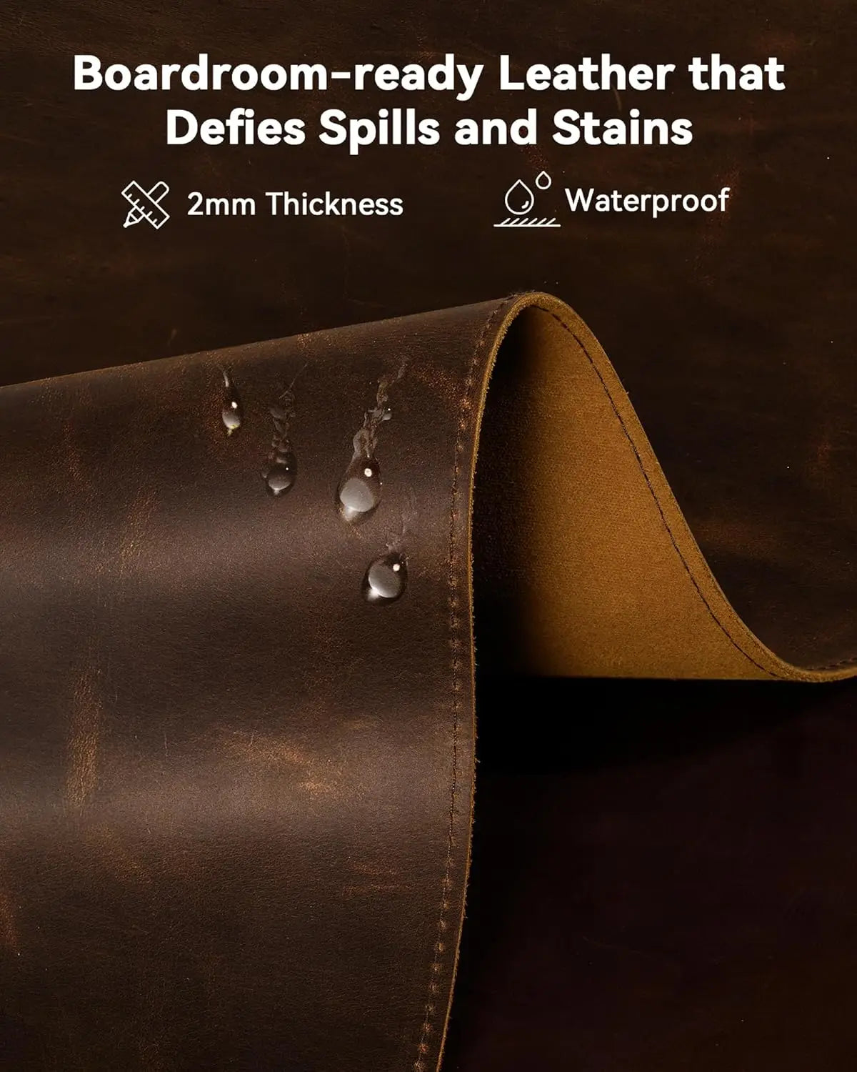 Real Leather Desk Mat