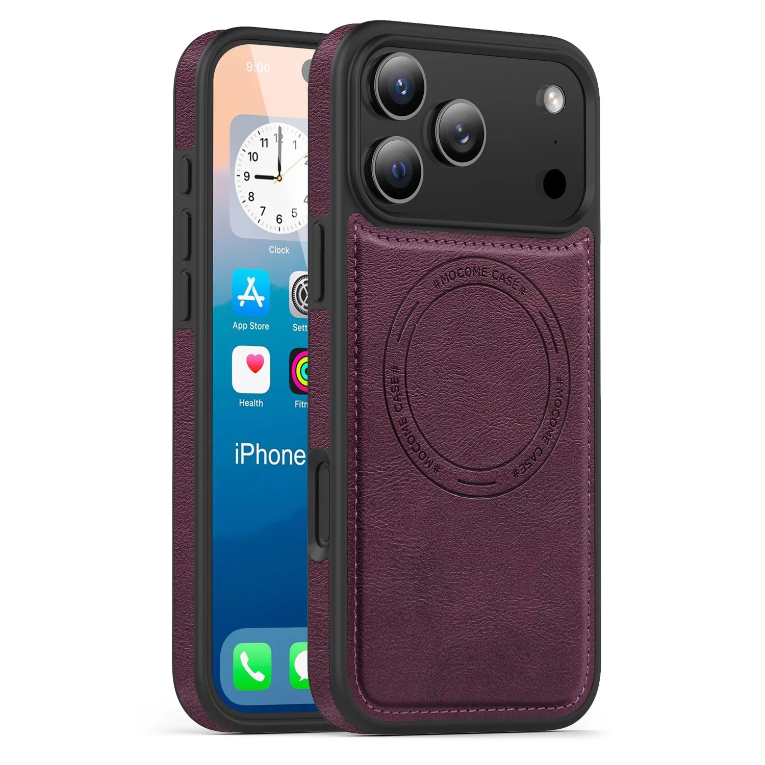 Premium Shockproof Leather MagSafe Case for iPhone 17 Series