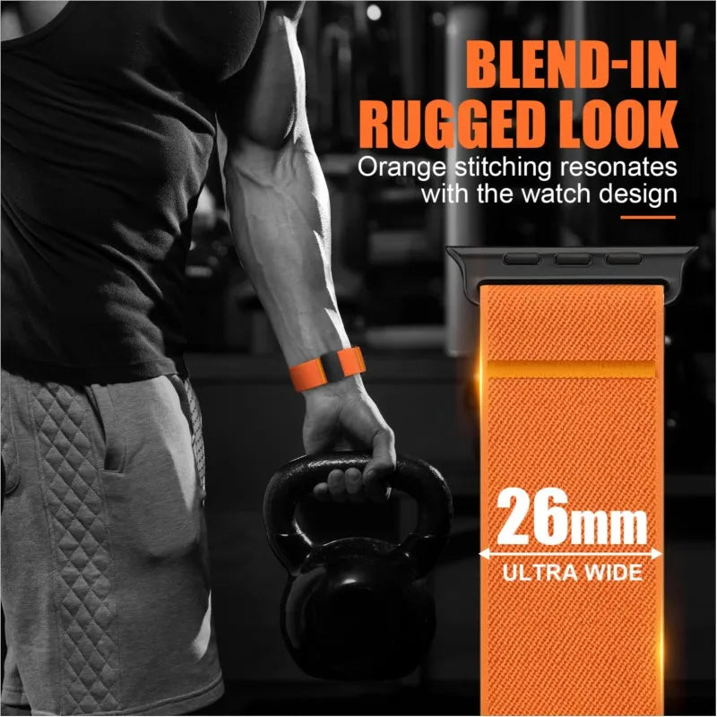 Elastic Nylon Magnetic Band for Apple Watch