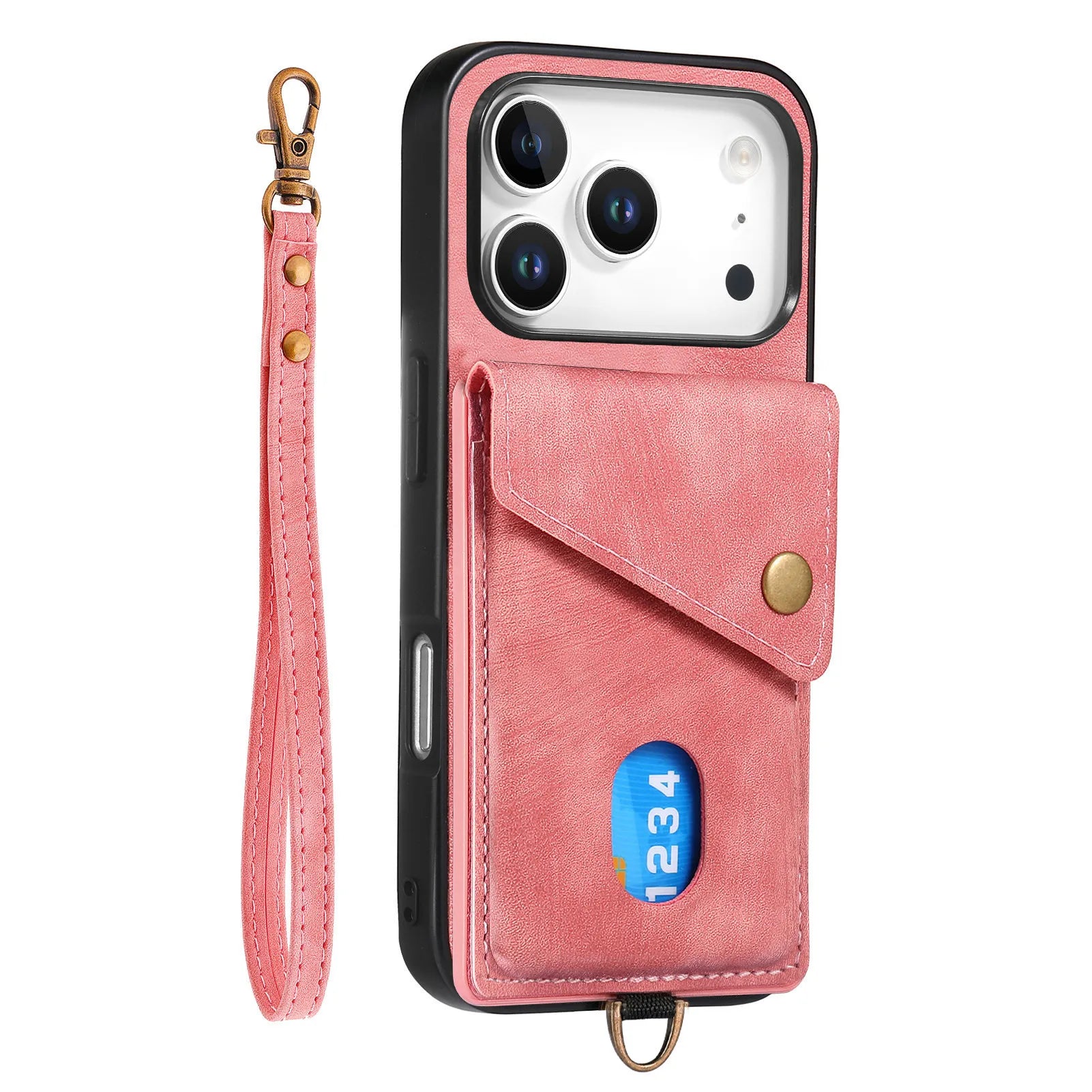 Multi-Functional Retro Leather Wallet Case with Vertical Card Holder for iPhone 17 Series