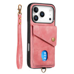 Multi-Functional Retro Leather Wallet Case with Vertical Card Holder for iPhone 17 Series