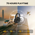 OneOdio A5 Bluetooth 5.4 Headphones with 43dB Hybrid Active Noise Cancelling