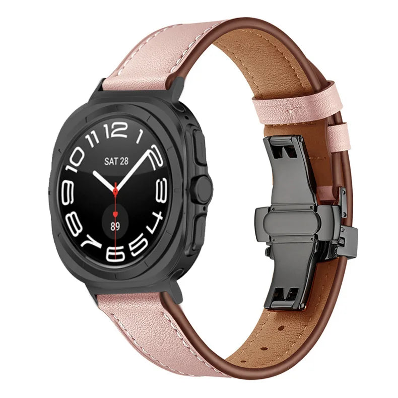 Classic Leather Strap for Samsung Galaxy Watch Ultra and Samsung Galaxy Watch Ultra (2025)