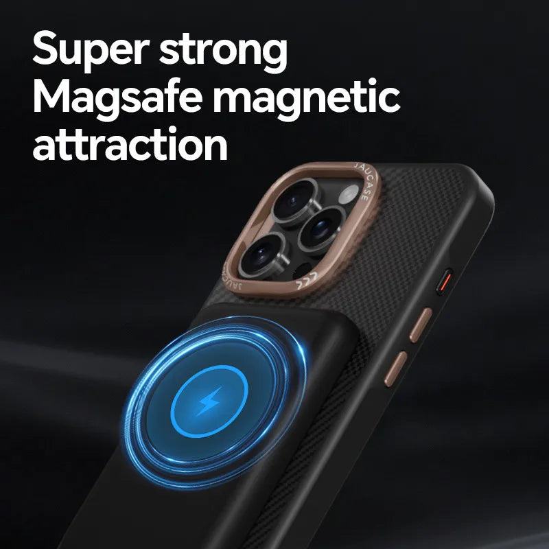 Carbon Fiber Pattern TPU Anti-Fall Protection Case for iPhone 15 Pro & iPhone 15 Pro Max