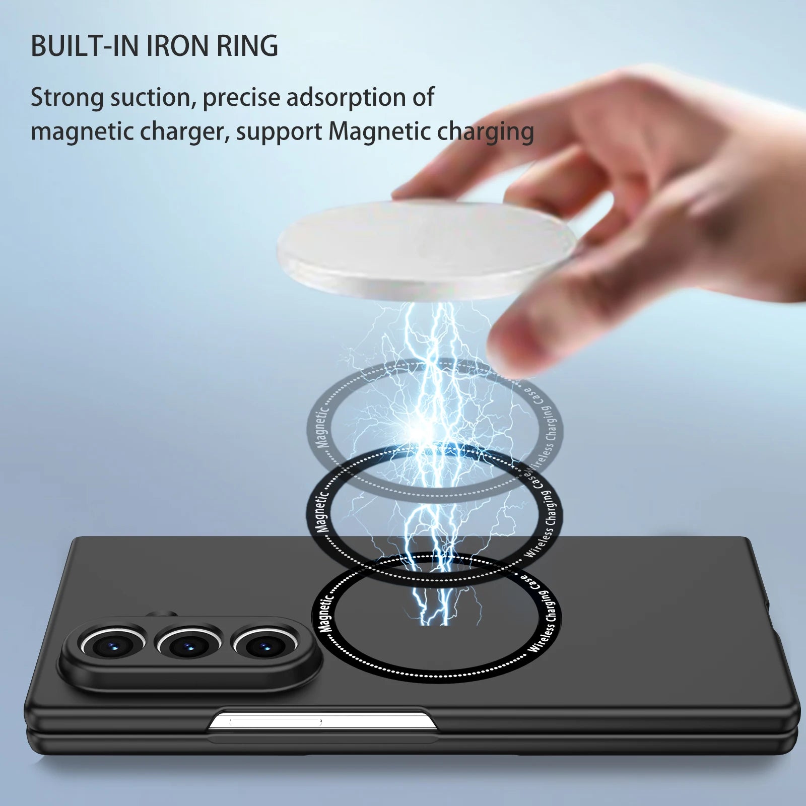 Non-Slip Shockproof Plastic Case for Samsung Galaxy Z Fold 6