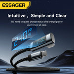 Essager 240W USB-C to USB-C Fast Charging Cable With 90° Angle Design