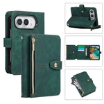 Leather Crossbody Wallet Case with 9 Card Slots for iPhone Duo