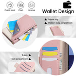 Crossbody Leather Wallet Case with Zipper Card Holder for Samsung Galaxy Z Fold 8 Ultra
