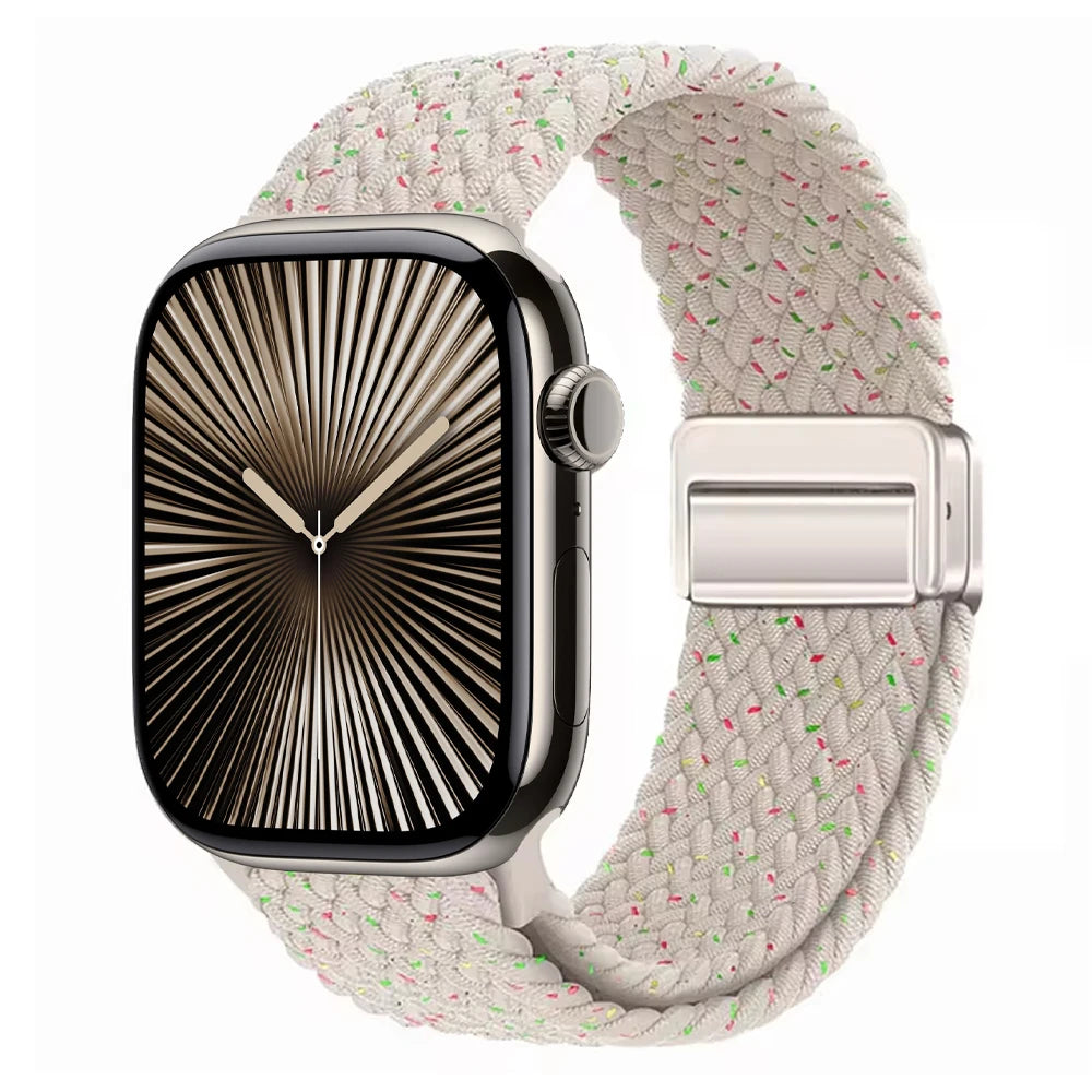 Premium Nylon Braided Strap for Apple Watch
