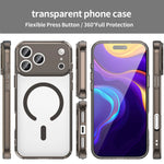 MagSafe Compatible Transparent Acrylic Case for iPhone 17 Series