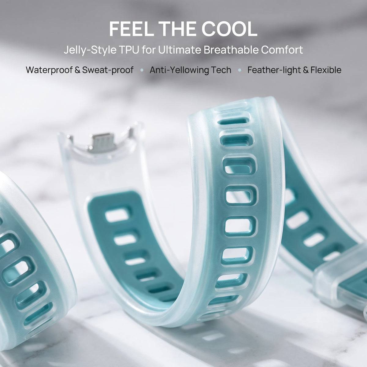 Translucent Jelly TPU Sport Strap for Xiaomi Smart Band 11