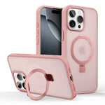 Shockproof Translucent Matte MagSafe Case with Invisible Stand for iPhone 16 Series