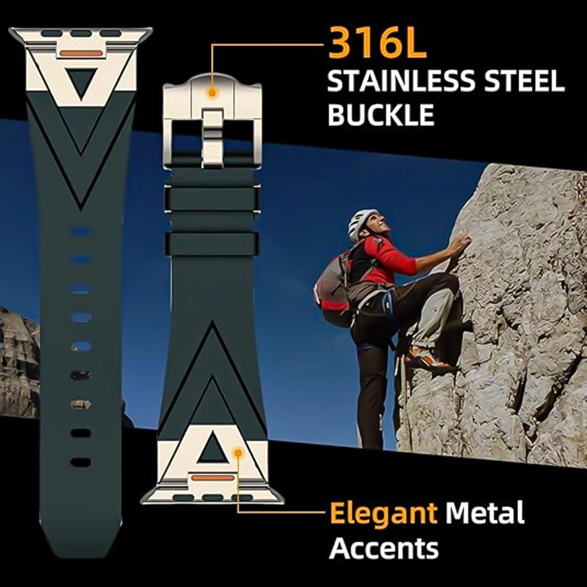 Cool Design Silicone Band for Apple Watch