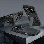 Durable Matte MagSafe Case with Built-In Stand for iPhone 17 Series