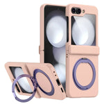 Full-Body Hard Magnetic Case with 360°Ring for Samsung Galaxy Z Flip 6