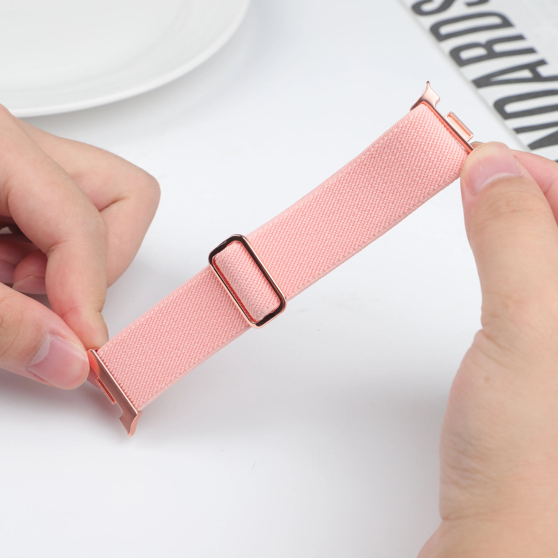Comfortable Nylon Scrunchie Watch Band for Samsung Galaxy Watch 8 & Galaxy Watch 8 Classic