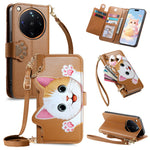 Detachable Crossbody Leather Wallet Case for OPPO Find X9 Series