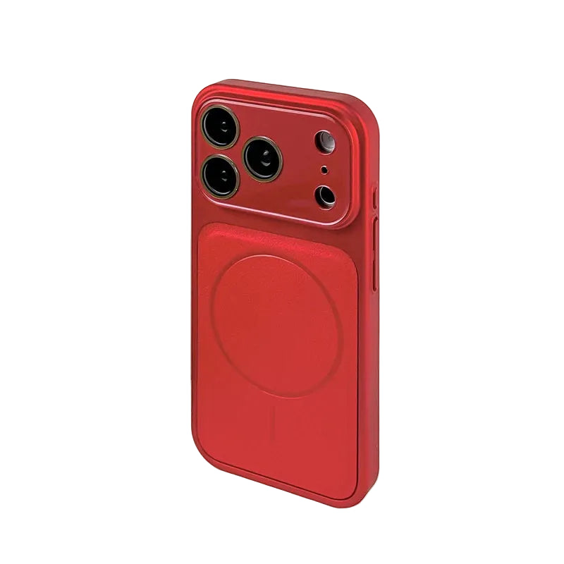 MagSafe Compatible Lychee Texture Case for iPhone 17 Series