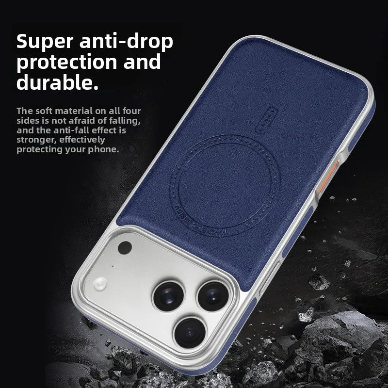 Leather MagSafe Case with Integrated Ring for iPhone 18 Series
