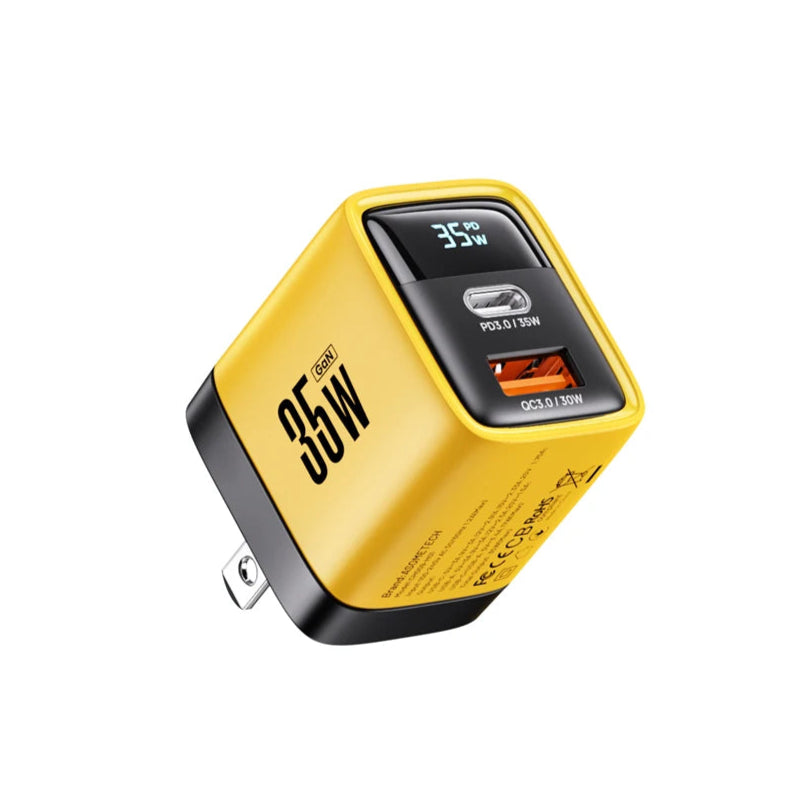 ASOMETECH 35W GaN Fast Charger with LED Display