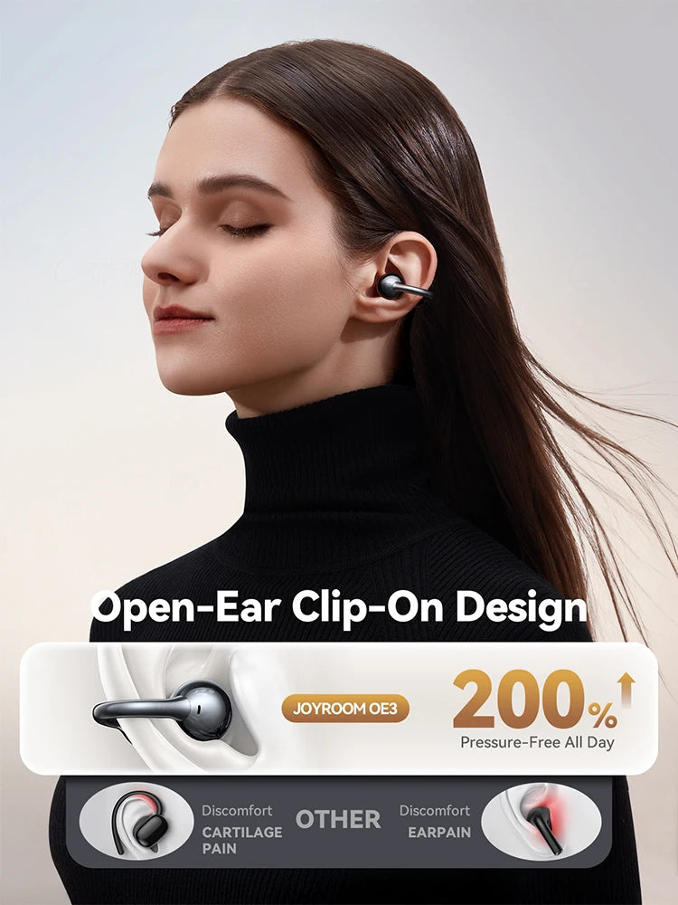 Joyroom OE3 Wireless 5.4 Clip-On Open Ear Earbuds