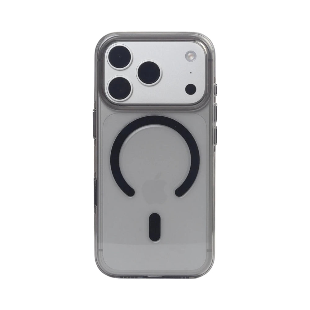 Transparent MagSafe Case with Raised Camera Ring Protection for iPhone 17 Series
