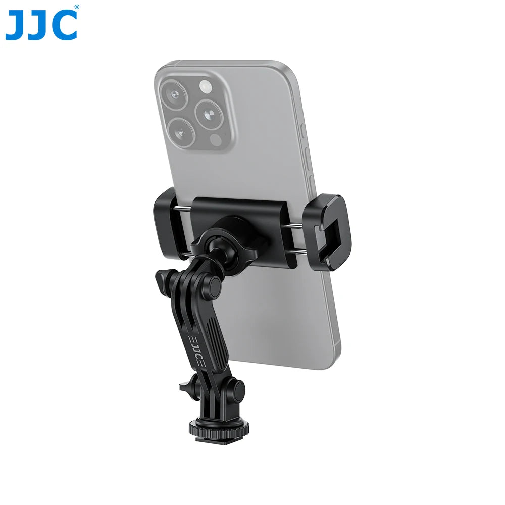 JJC Universal Phone Mount Adapter with Adjustable Hot Shoe