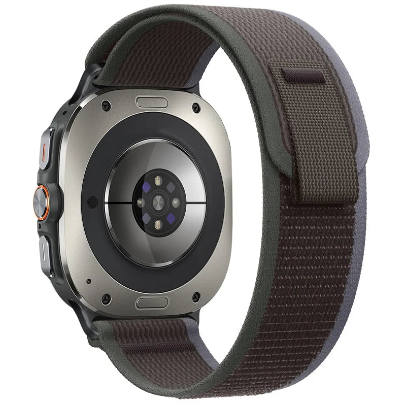 Ribbed Nylon No-Gap Watch Strap for Samsung Galaxy Watch Ultra 2