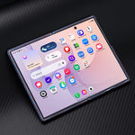 Ultra-Thin Carbon Fiber Pattern Case with Glass Film for Samsung Galaxy Z Fold 8
