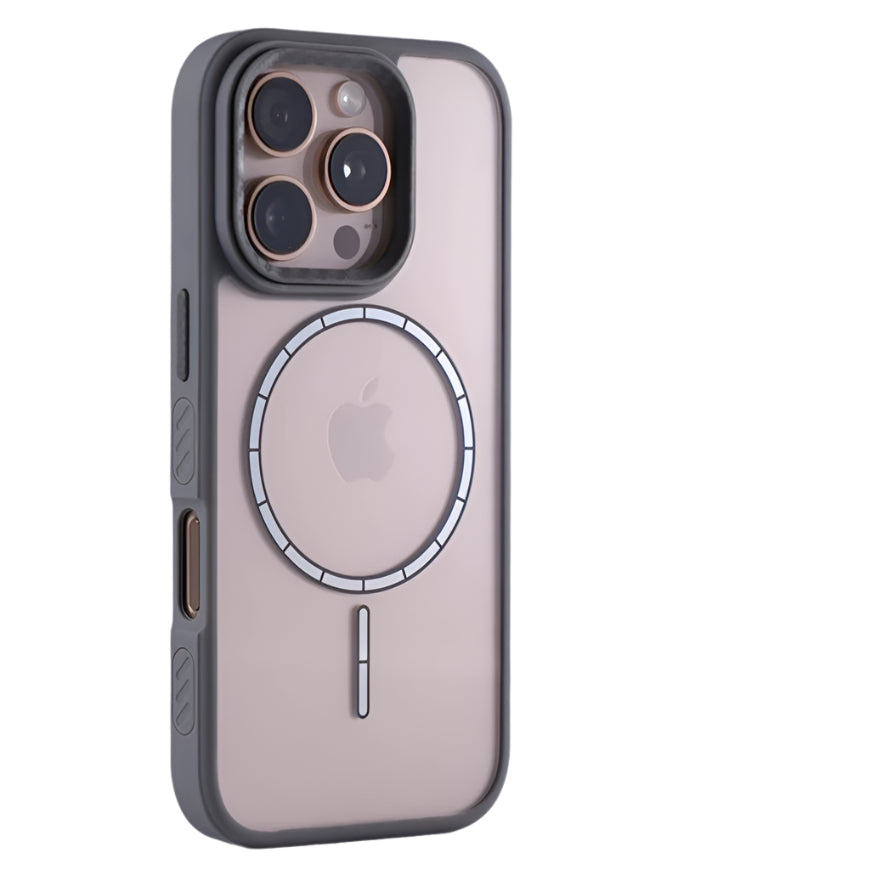 Anti-Slip Transparent Bumper MagSafe Case for iPhone 16 Series