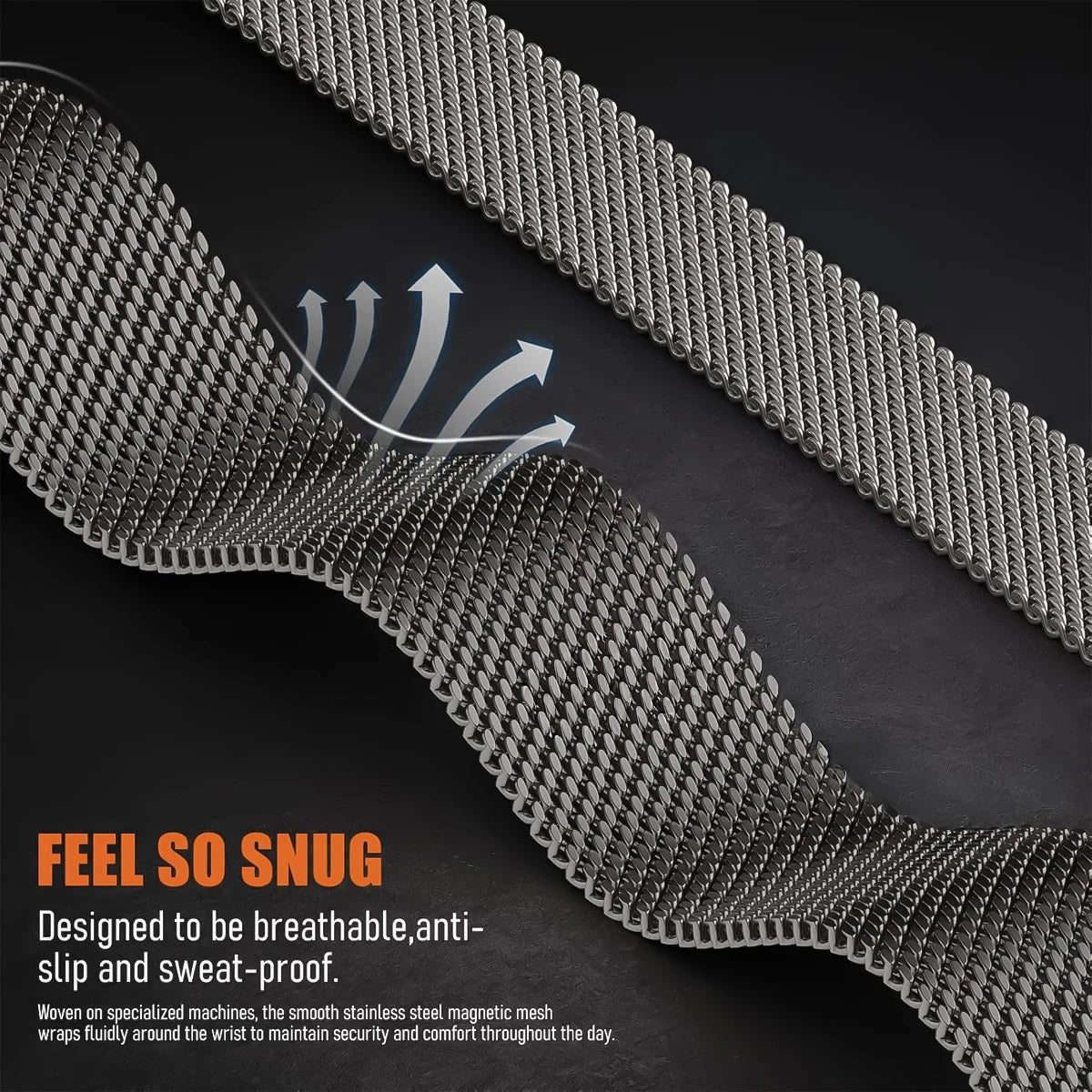 Apple Watch Milanese Loop Metal Strap Bracelet