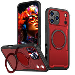 Shockproof MagSafe Case with Rotating Kickstand for iPhone 17 Series