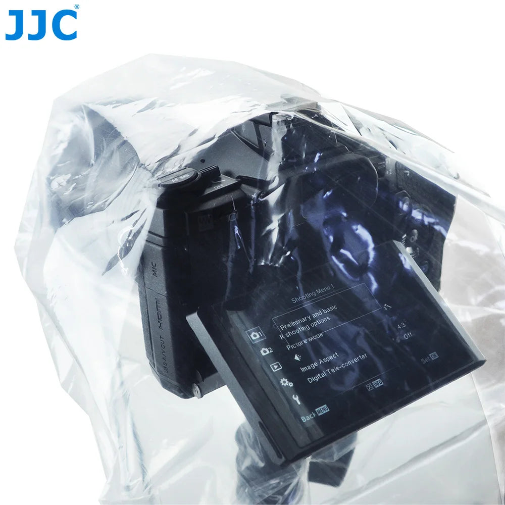 Transparent Front Panel Mirrorless Camera Rain Cover