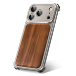 Natural Wood Style Half-Cover Case for iPhone 17 Pro & Pro Max