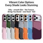 Slim Leather Card Holder Case with Raised Camera Lens Cover for iPhone 18 Series