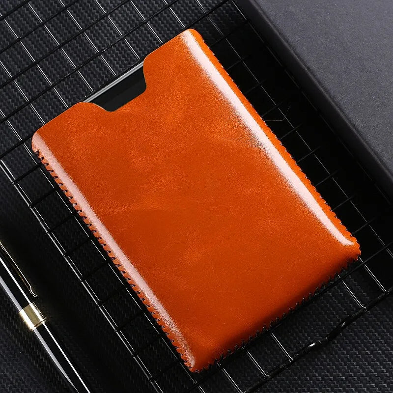 Genuine Leather Slip-In Pouch for iPhone Duo