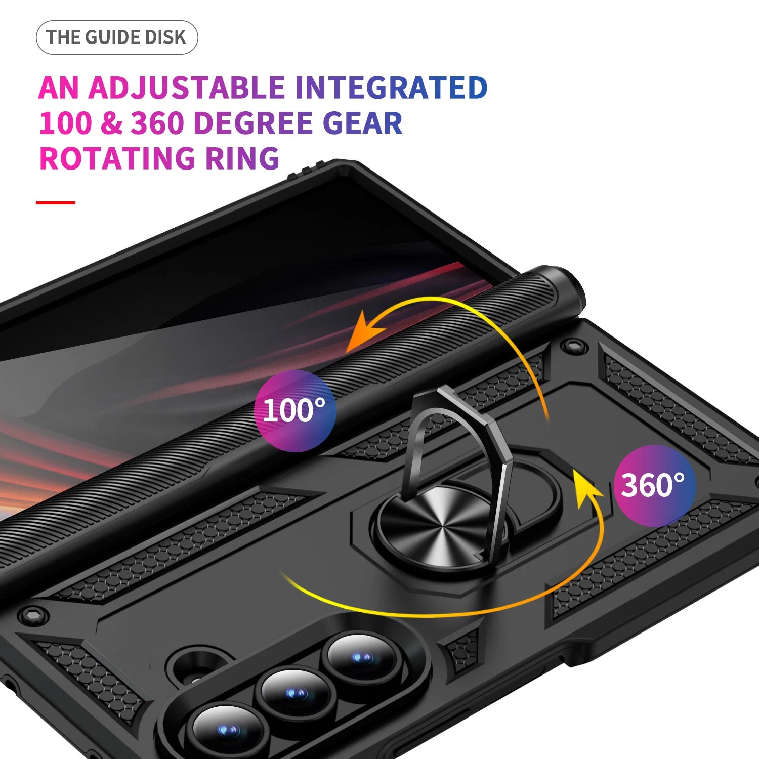 Heavy-Duty Anti-Fall Case with Built-in Stand for Samsung Galaxy Z Fold 6