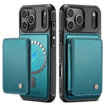 2-in-1 Detachable Business PU Leather MagSafe Case with RFID Card Slot for iPhone 17 Series