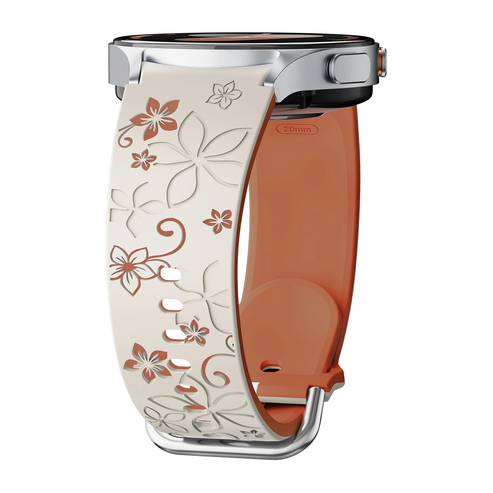 Engraved Silicone Sport Band for Samsung Galaxy Watch 7