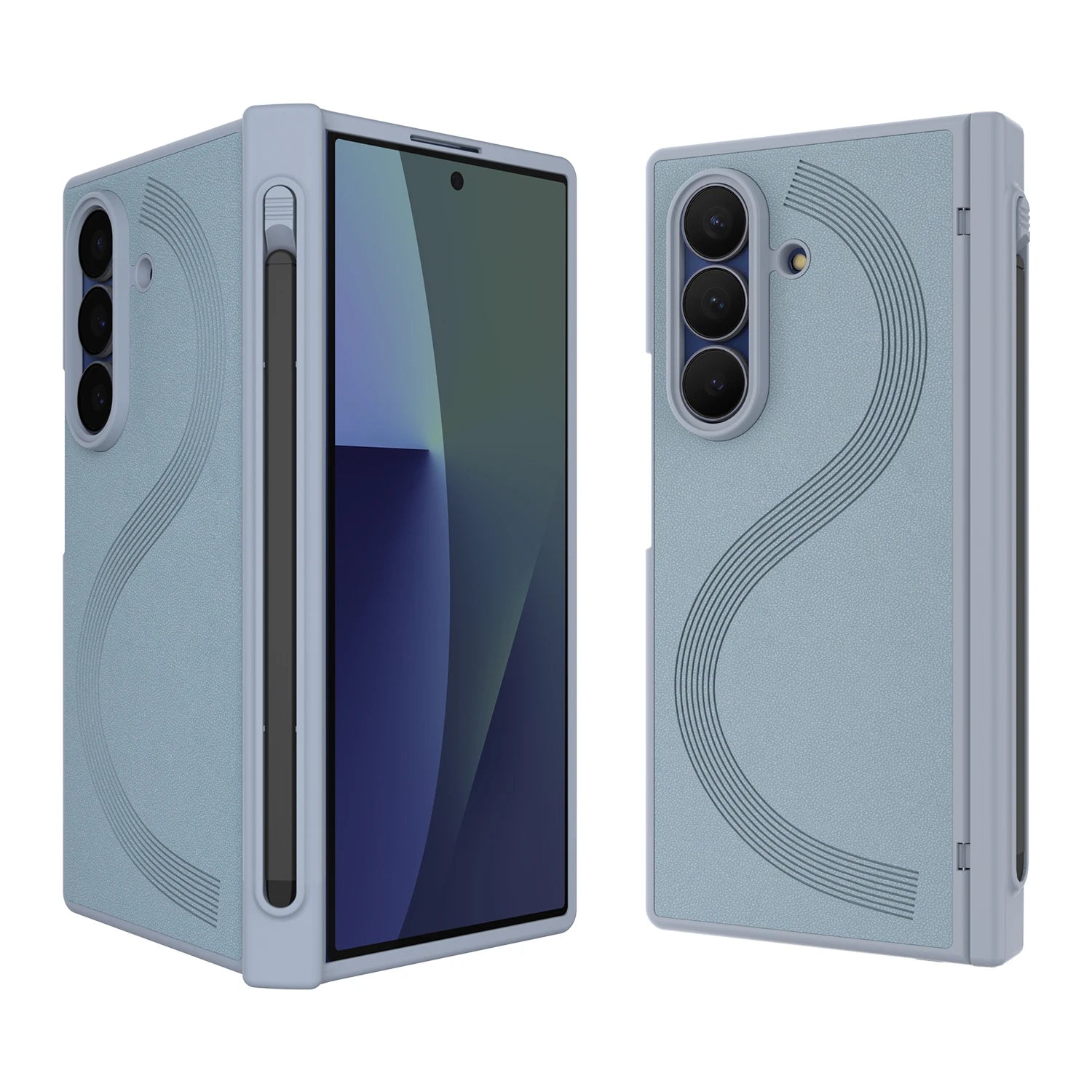 Samsung Galaxy Z Fold 6 Shockproof Case with Soft Interior and Pen Slot