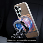 Shockproof Magnetic Gradient Case with 360° Rotating Stand for Samsung Galaxy S26 Series