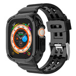 Transparent Protective Case with Silicone Band for Apple Watch Ultra 3