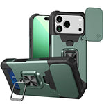 Hybrid Armor Case with 360° Rotating Ring Stand for iPhone 18 Series