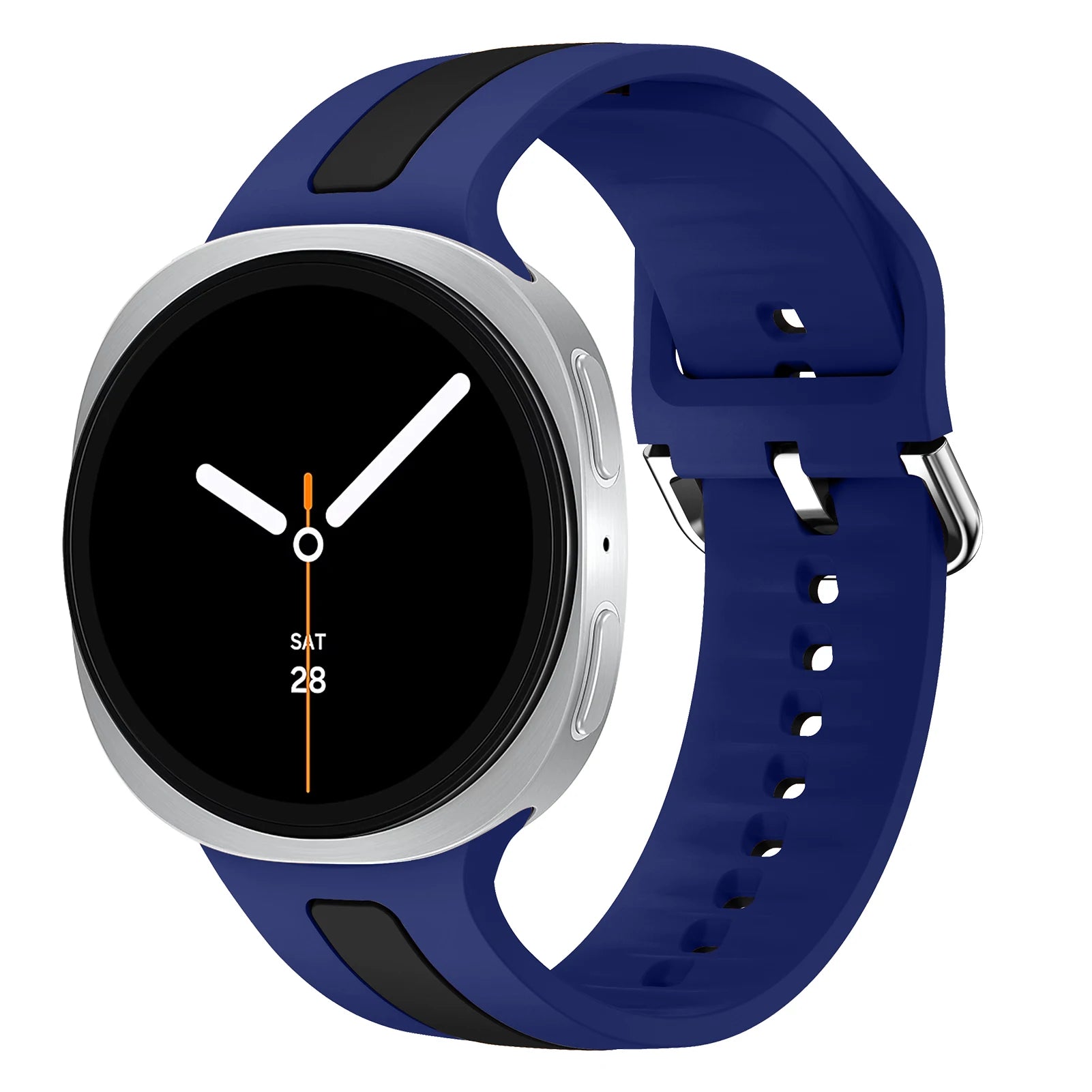 Sport Two-Tone Silicone Band for Samsung Galaxy Watch 8 & Galaxy Watch 8 Classic