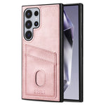 Premium Leather Protective Case with Card Holder Pocket for Samsung Galaxy S25 Series