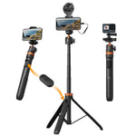 K&F Extendable Tripod with Selfie Stick Function and Bluetooth Remote