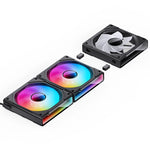 JONSBO ZK-120 3-in-1 White/Black RGB PC Case Fan