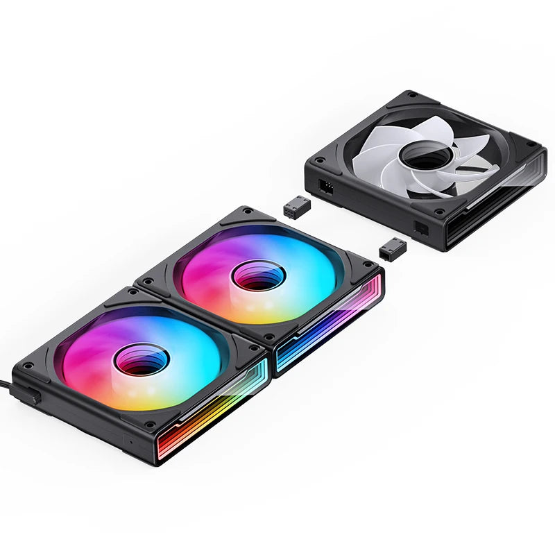 JONSBO ZK-120 3-in-1 White/Black RGB PC Case Fan
