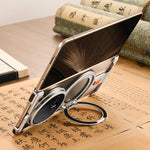 Honor Magic V5 Shockproof Frameless Metal Case with 360° Rotatable Ring Stand